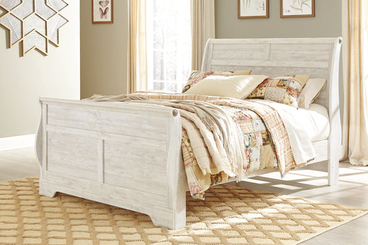 Willowton Sleigh Bed