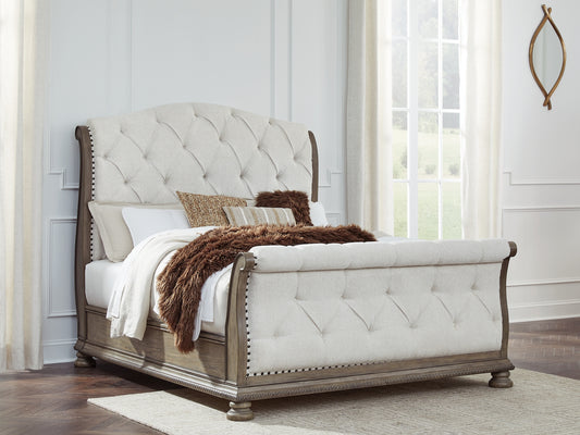 Ardenfield Upholstered Sleigh Bed