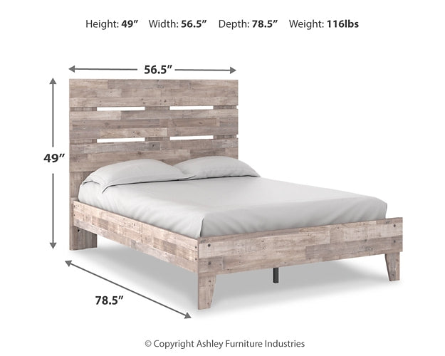 Neilsville Panel Platform Bed