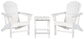 Sundown Treasure 2 Outdoor Chairs with End Table