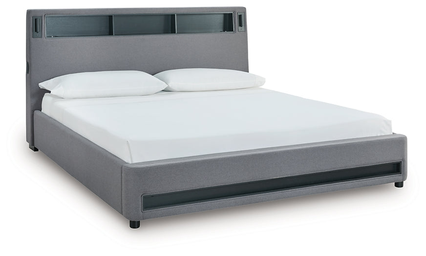 Verishaw California King Upholstered Bed