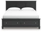 Lanolee King Panel Storage Bed