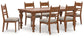 Greddinton Dining Table and 6 Chairs