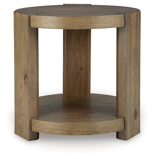 Flangren Round End Table
