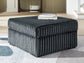 Midnight-Madness Oversized Accent Ottoman
